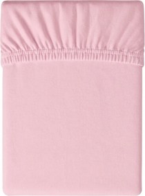 Cearsaf Jersey roz 90 x 200 cm