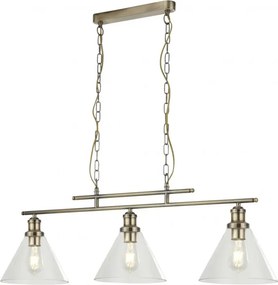 Lustra suspendata design clasic Pyramid alama antique 1277-3AB SRT