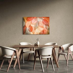 Tablou cu frunzele de toamnă pictate (90x60 cm)