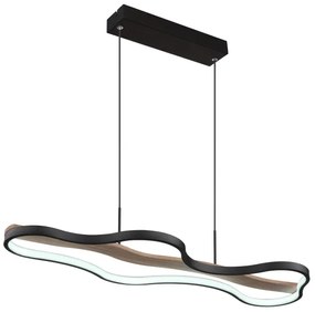 Lustră LED dimabilă pe cablu BEZZY LED/30W/230V Globo 67181H + telecomandă