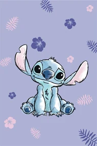Disney Lilo și Stitch Blooming Pătură de microfleece 100x150cm