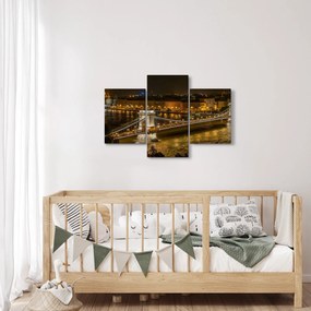 Tablou orașului nocturn (90x60 cm)