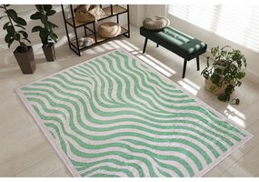 Covor verde lavabil 160x230 cm Green Zebra – Vitaus