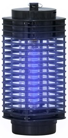 Outsunny Lampă Antițânțari cu Lumină UV pentru Interior și Exterior, Negru | Aosom Romania