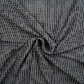 Husă gri antracit elastică pentru canapea cu 3 locuri Sacha – douceur d'intérieur