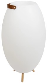 Lampă de podea albă 72,5 cm, incl. LED și difuzor, cu intensitate reglabilă RGBW IP44 cu telecomandă - Apolo