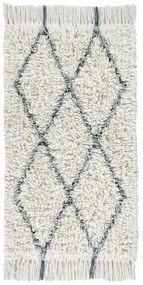 Covor crem lavabil/țesut manual din lână 80x140 cm Berber Soul – Lorena Canals