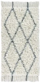 Covor crem lavabil/țesut manual din lână 80x140 cm Berber Soul – Lorena Canals