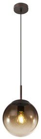 Lustra / Pendul modern 20cm VARUS maro/chihlimbar