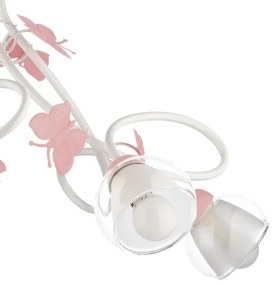 Lustră pentru copii BUTTERFLY 5xE14/6W/230V ONLI