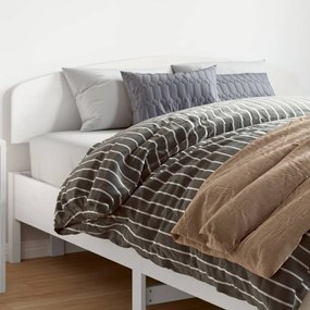 842495 vidaXL Tăblie de pat, alb, 160 cm, lemn masiv de pin