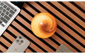 Decorațiune luminoasă maro închis cu USB ø 12 cm Sand Storm – Gingko