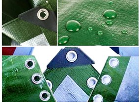 Prelată verde-argintie rezistentă la îngheţ 10m x 12m