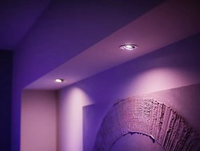 Set de 4 becuri LED RGBW dimerizabile Philips Hue WACA GU5,3/MR16/6,3W/12V
