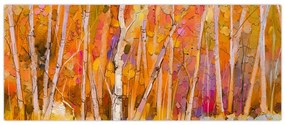 Tablou - Pădurea toamna (120x50 cm)