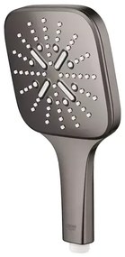 Para de dus Grohe Rainshower SmartActive 130 Cube 3 functii antracit lucios Hard Graphite