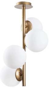 Plafonieră aurie cu abajur din sticlă ø 15 cm Faze – Opviq lights