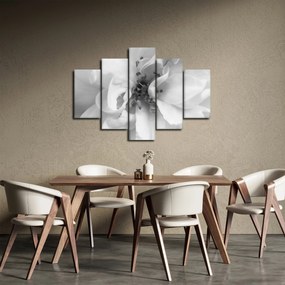 Tablou - Floare,alb-negru (150x105 cm)
