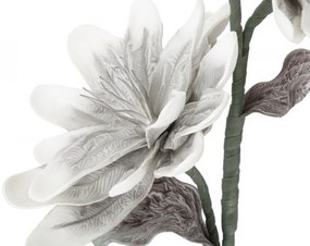 Floare artificiala gri din plastic si metal, ø 25 x H98 cm, Magnolia B Mauro Ferreti