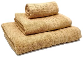 Set 3 prosoape de baie 70x130 cm, 50x90 cm, 30x50 cm, bumbac