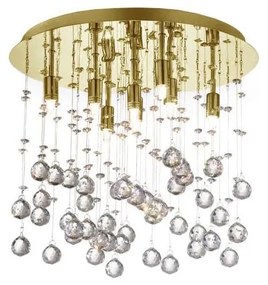 Plafonieră LED de cristal Ideal Lux MOONLIGHT 8xG9/3W/230V d. 40 cm crom lucios