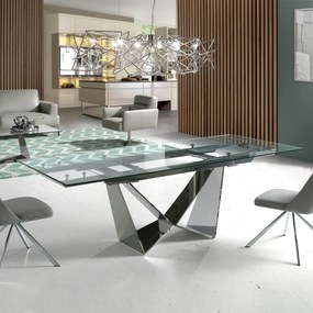 Masa dining extensibila design ultra-modern Sonia, 160-220x90cm AC-CT2302