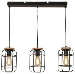 Lustra cu 3 pendule design geometric Vision Cage