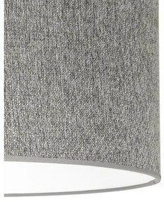 Lustră aplicată ROLLER ECO Duolla RECYCLING 1xE27/15W/230V d. 45 cm gri