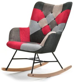 Fotoliu Sibyla (patchwork + fag alb). Promo -6%. 1110394