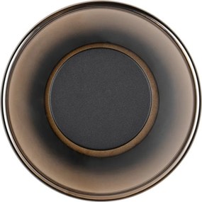 Aplică de perete negru-mat LED cu intensitate reglabilă ø 22 cm Celeste – Trio