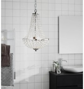 Markslöjd 107550 - Lustră de cristal pe lanț pentru baie GRÄNSÖ 2xG9/20W/230V
