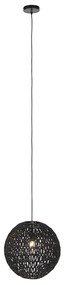 Lampă suspendată retro neagră 40 cm - Lina Ball