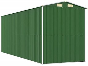 Sopron de gradina, verde, 192x523x223 cm, otel zincat