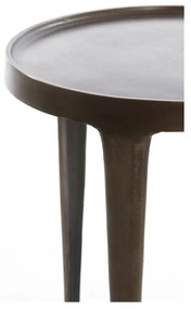 Măsuță auxiliară rotundă din metal ø 43 cm Tobias – Light &amp; Living