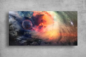 Tablou Canvas - Galaxii in spatiu