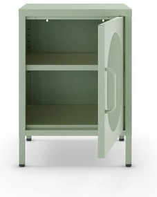 Noptieră verde-mentă din metal Diora – Marckeric