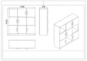 Set mobilier de birou VO19-BA