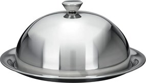 Tavă metalică pentru prăjituri și gustări cu capac Ø 24 cm