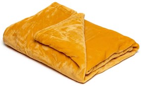 Pătură din micromicropluș My House, 150 x 200 cm, galben miere