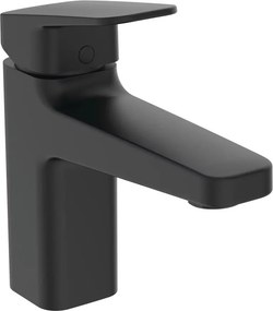 Baterie lavoar Ideal Standard Ceraplan H90 negru mat cu ventil Pop-Up metalic