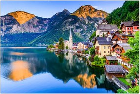 Tablou - Sat alpin (90x60 cm)