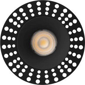 Spot LED incastrabil tavan orientabil trimless LOX 2700K negru