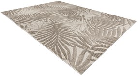 Covor sisal Floorlux 20504 Frunze şampanie si gri Junglă - SECUNDAR-COTATI PRODUSUL