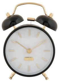 Karlsson 6009BK ceas cu alarmă de design negru,diametru 12 cm