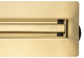 Rigola dus REA Neox Slim pro Brush Gold 100