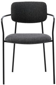 Scaun de dining gri închis Zama – Unique Furniture