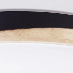 Plafonieră LED dimabilă Brilliant BAARLO LED/36W/230V d. 50 cm negru + telecomandă