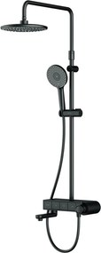 Coloana de dus cu baterie AM.PM X- Joy S termostatata finisaj negru mat