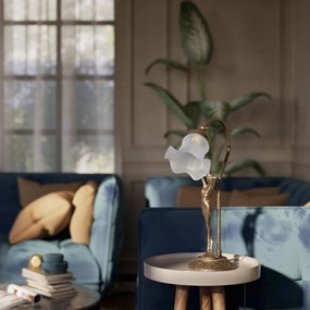 Lampa de masa figura feminina din alama Donne