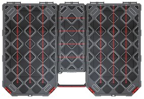 Organizator servieta 57,7 x 39 x 6 cm, separatoare, negru